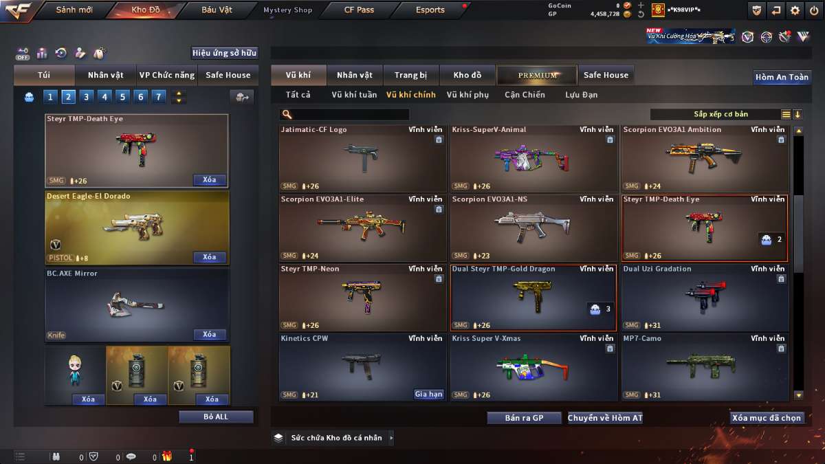 shop acc cf uy tin gia re